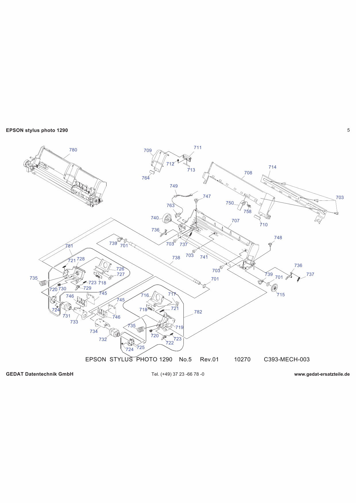 EPSON StylusPhoto 1290 1280 Parts Manual-5